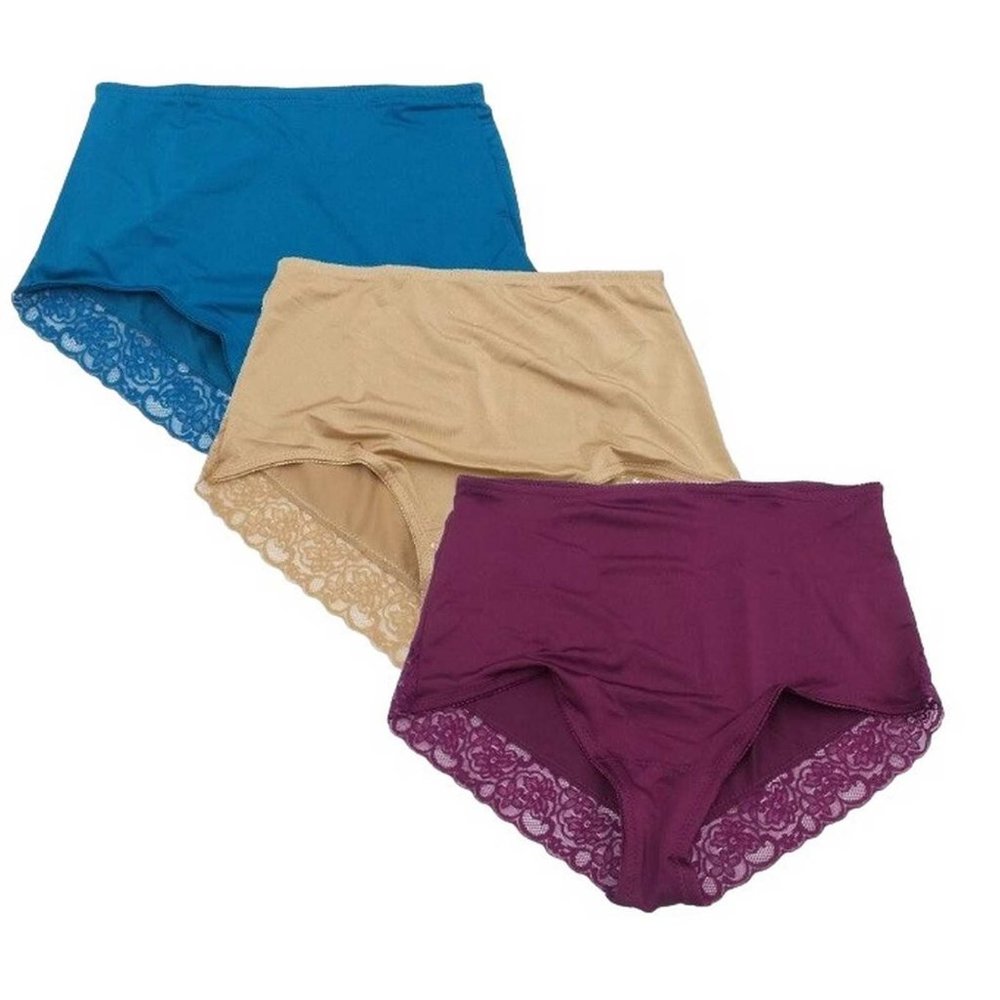 Rhonda Shear Pin Up Smooth Panty Set of 3 X LARGE